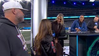 Charissa Thompson speaks to Jaxson Dart's parents about Giants quarterback's behavior