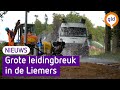 Grote leidingbreuk in de Liemers