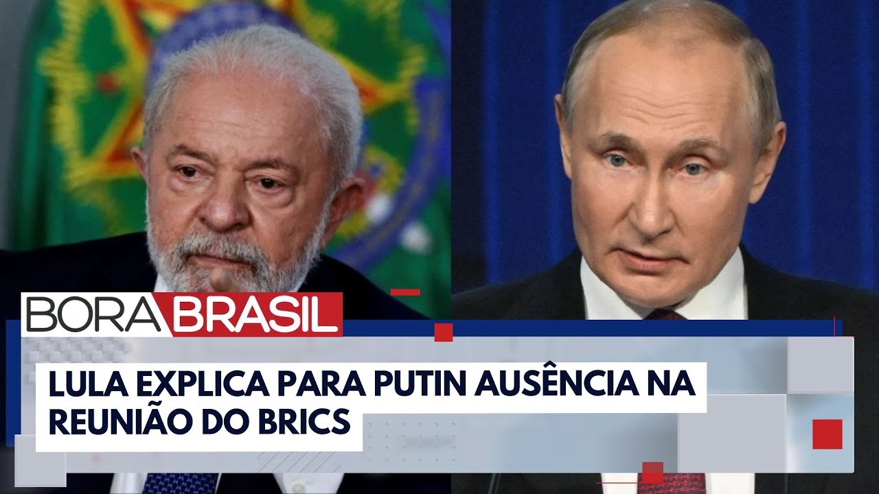 Lula conversa com Putin sobre ausência no Brics após acidente doméstico | Bora Brasil