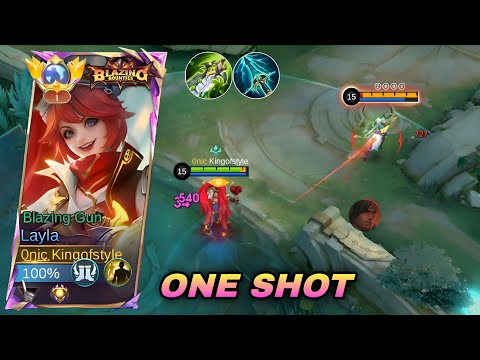 LAYLA FULL DAMAGE 1 SHOT BUILD IS HERE!!🔥😱 ( 100% BROKEN!! ) - MUST TRY! - MOBILE LEGENDS