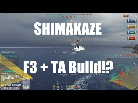 Highlight: F3+TA Shimakaze! 81kt Torps!