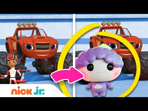 Spot the Difference w/ My Squishy Little Dumplings, Blaze & More! | Nick Jr.