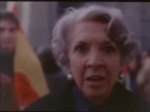 Señora diciendo GRANDES verdades Viva Franco y Arriba España