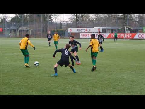 31-3-2018 1E helft  Bekerwedstrijd DTA -Rs JO13-1 vs SDZ JO13-1