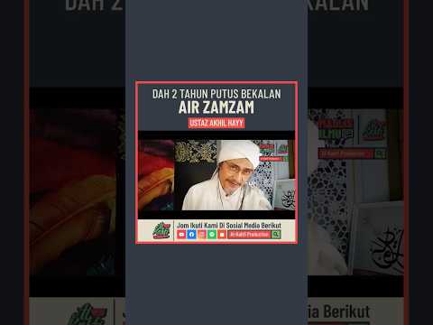 Dah 2 Tahun Terputus Bekalan Air Zamzam #shopee #shopeeytdeals