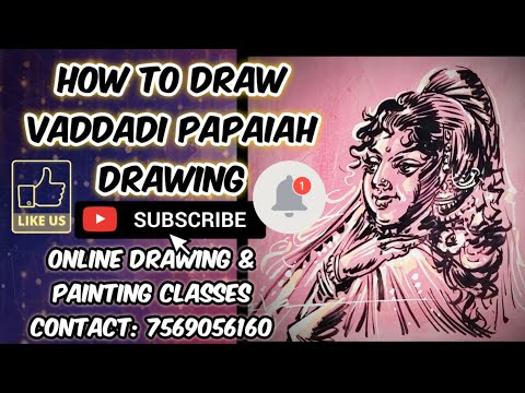 VADDADI PAPAIAH Line Drawings | vaddadi papaiah paintings | PART -1 | chandamama