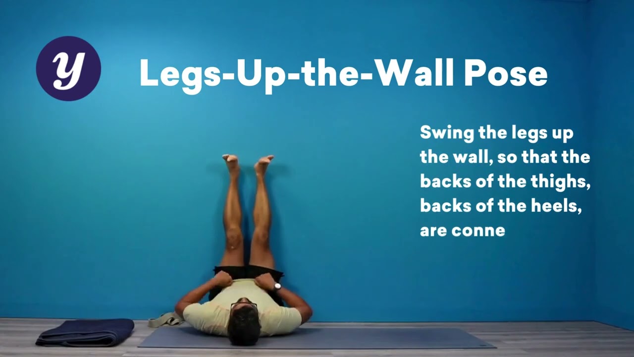 Legs-Up-the-Wall Pose (Viparita Karani) - Relax and Restore Your Lower Back - YouTube