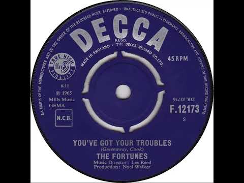 UK New Entry 1965 (169) The Fortunes - You've Got Your Troubles