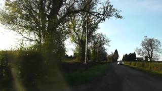 preview picture of video 'Driving Between Wadborough & Littleworth, Worcestershire, England 12th April 2012'