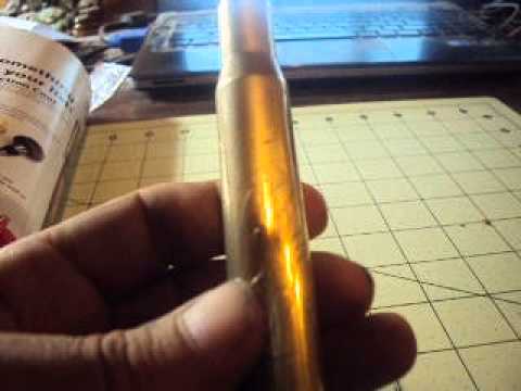 Etching Brass 50 Cal. bukket shell.