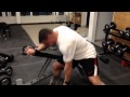 Bodybuilding 1 arm dumbbell rows