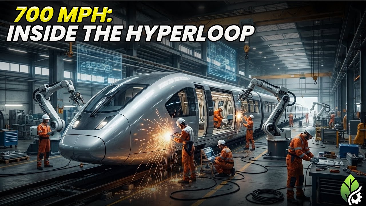 Inside a Modern 700 MPH: Hyperloop Building Factory– From Raw to Finished