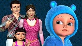 Johny Johny Yes Papa Family Version - 3D Animation Nursery Rhymes &amp; Songs For Children