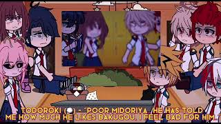 Class - 1A reacts to “Hurts but I know how to hide it..” || BkDk &amp; Dk Angst || BkKr || GCR || MHA