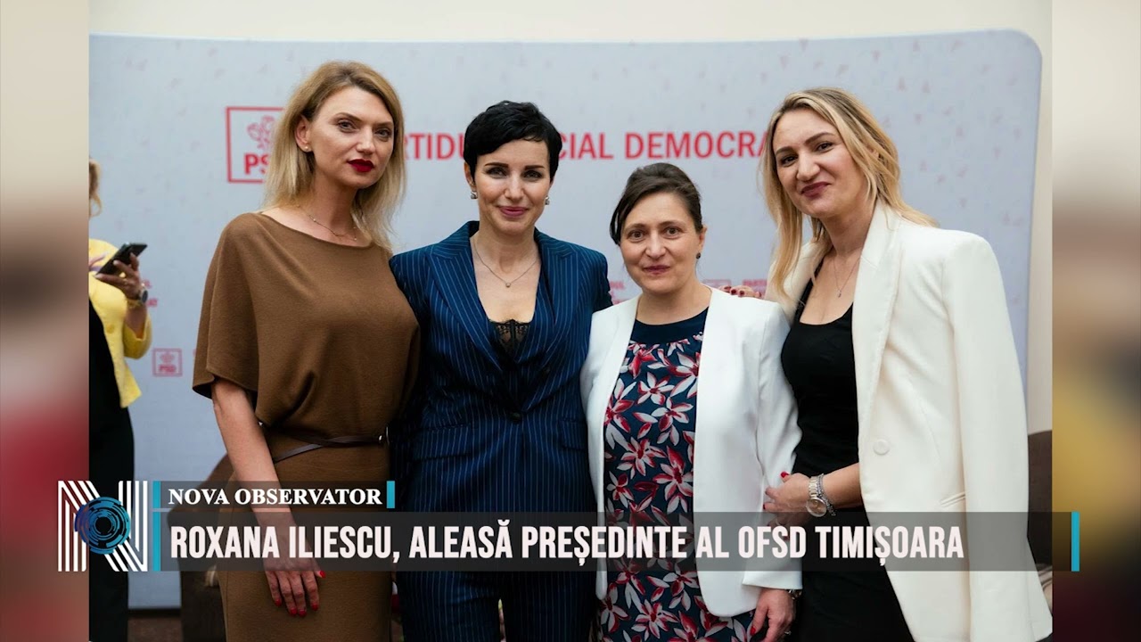 Roxana Iliescu, aleasă președinte al OFSD Timișoara