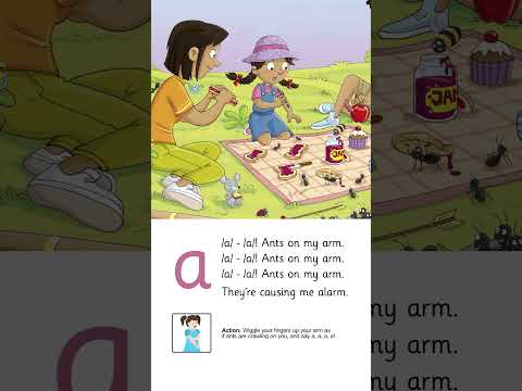 Ants On My Arm - Jolly Phonics Song For Letter Sound /a/