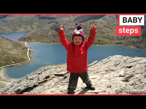 Climber aged THREE completes Three Peaks Challenge | SWNS TV