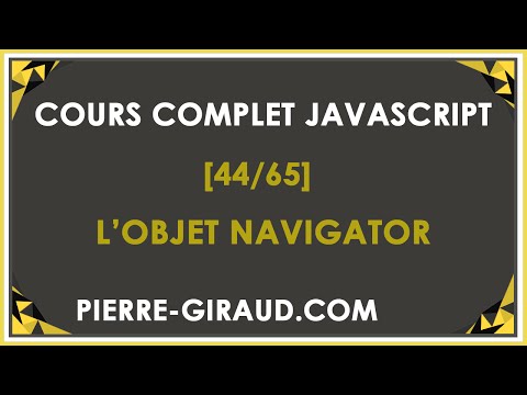 COURS COMPLET JAVASCRIPT 1 65 Présentation du cours JavaScript