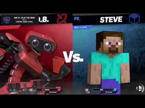 ABU 91: Play the Hero - Waga vs OpZ - SSBU Singles