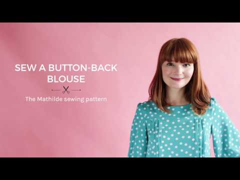 Mathilde blouse sewing pattern