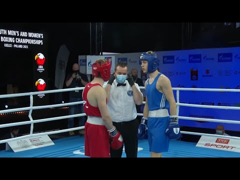 Kielce 2021 Session7A (M64kg) ZAMOJSKI Oliwier (POL) vs GUDOMSKAS Nedas (LTU)