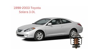 How to Replace Thermostat 1998-2003 Toyota Solara 3.0