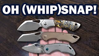 Olamic Cutlery Busker + Framelock + Bolsterlock Whippersnapper - Small Details Review & Comparison