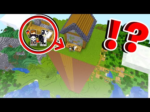Climbing THE SECRET TOWER HOUSE Minecraft...