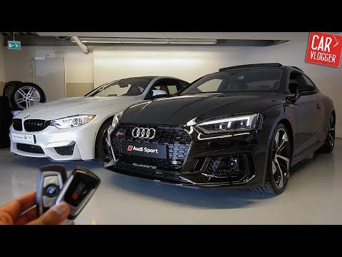 SIDE by SIDE the NEW Audi RS5 vs BMW M4 Competition Package