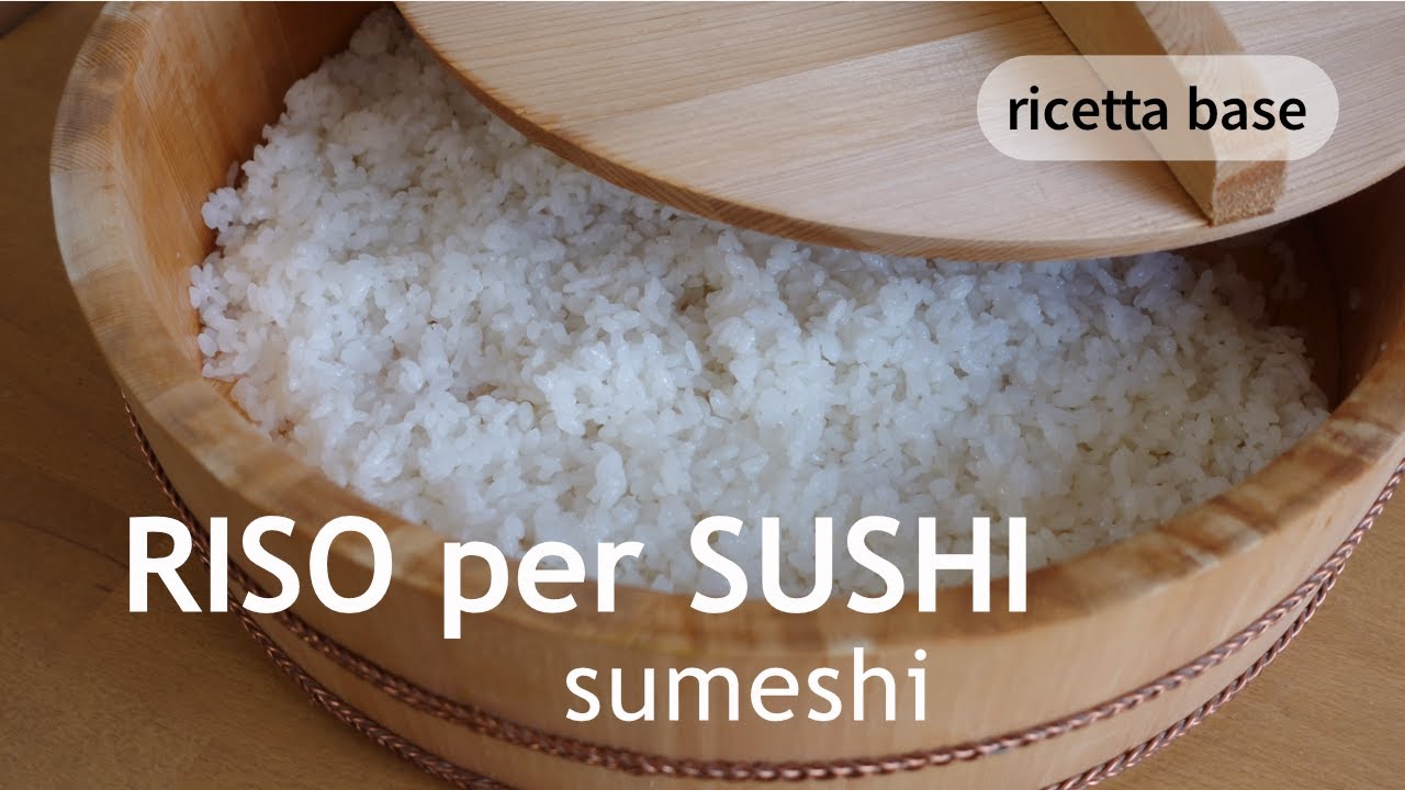 riso per sushi giapponese SUMESHI