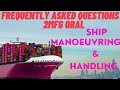 FAQ Ship Handling Manoeuvring 2nd Mate Oral Questions MMD Exam Oral Questions