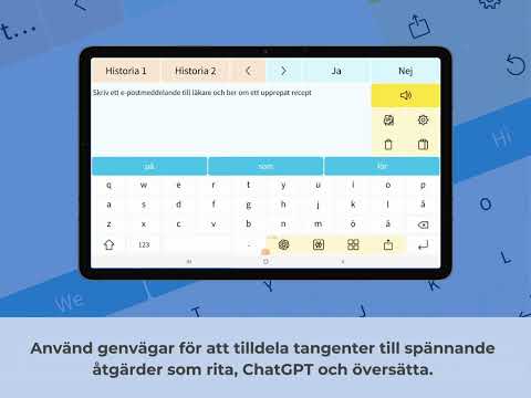 Predictable Svensk-AAC app Video