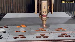 Máy cắt Laser fiber cnc 6kw Ironwood cắt nhanh cực nét 👍👍👍