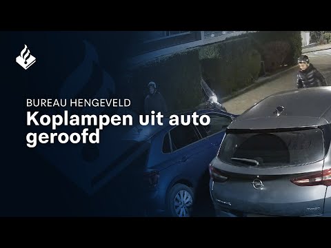 Koplampen uit auto geroofd - De Meern