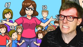 Girl has 50 KIDS  True Story Animation Reaction