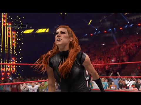 WWE 2K22 Becky Lynch vs Alexa Bliss RAW 4K