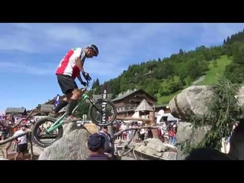 Tom Blaser Trials World Cup Meribel Stone Section 2014
