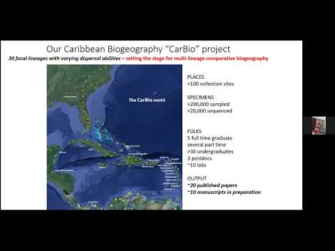 SB154-Ingi Agnarsson: Dimensions of arachnid diversity in the Caribbean biodiversity hotspot