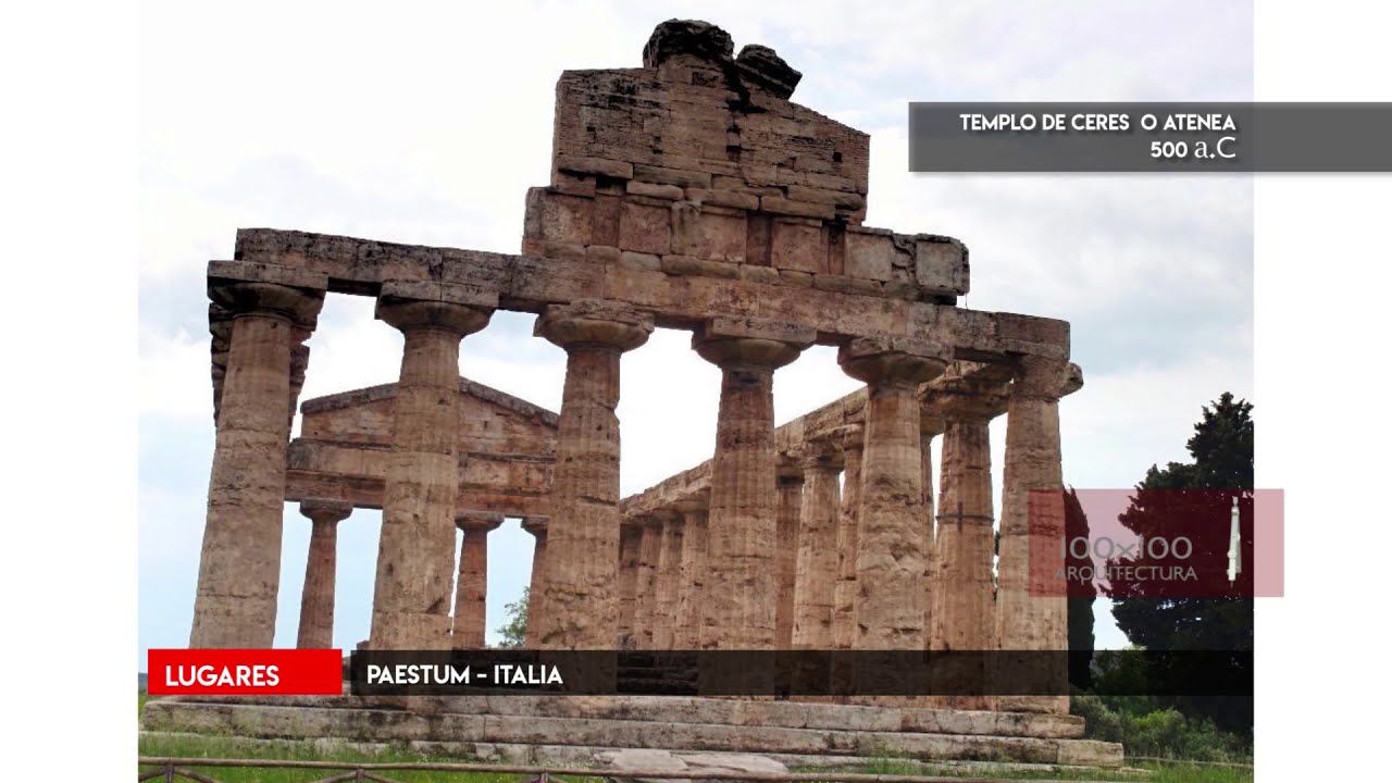 Los templos griegos de PAESTUM en 100x100arquitectura