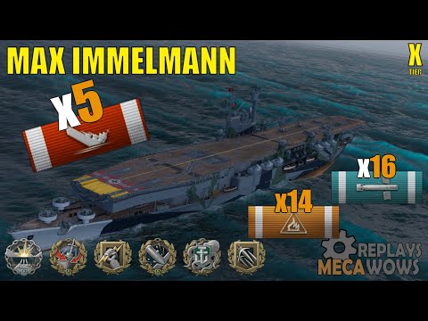 Max Immelmann 5 Kills & 279k Damage | World of Warships Gameplay