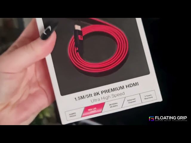 Vidéo teaser pour The Essential Gaming Accessory: FLOATING GRIP's Ultimate LED HDMI Cable