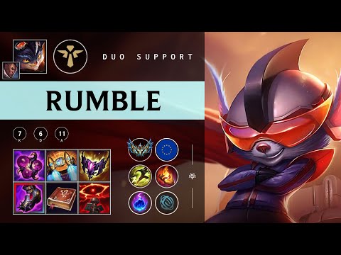 Rumble Support vs Rell - EUW Challenger Patch 25.24