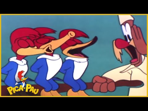Pica-Pau em Português | Durma Bem | Desenhos Antigos de Pica-Pau | Desenhos Animados