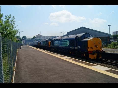 (HD) Quad 37s (37688,37610, 37609 & 37605) Storm Lawrence Hill! 4/7/13