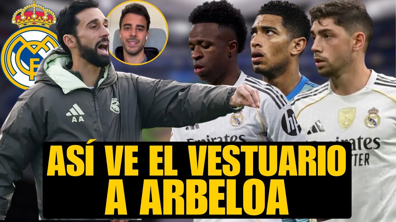 ASÍ HA ENTRANDO ARBELOA EN EL VESTUARIO Y ASÍ LE VEN LOS JUGADORES