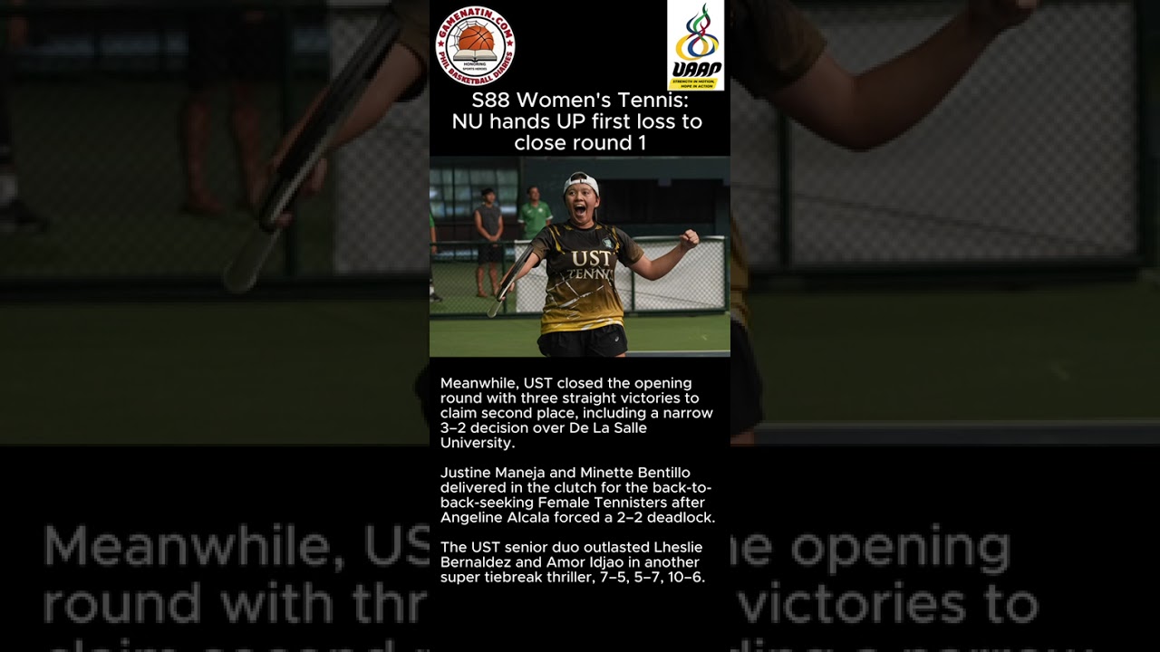 UAAP Women's Tennis: NU slips past UP