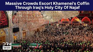 Thousands March With Khamenei's Coffin in Najaf as Funeral Procession Crosses Into Iraq | AK1G