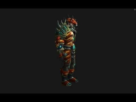 Hunter Tier 15 Armor - Tier 15 set (red version)