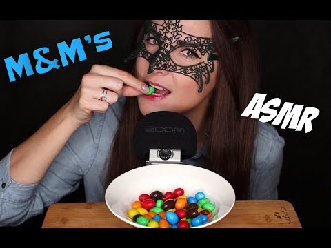 АСМР Конфеты M&M's *ЗВУКИ ЕДЫ*/ASMR NO TALKING M&M's *CRUNCH EATING SOUNDS*