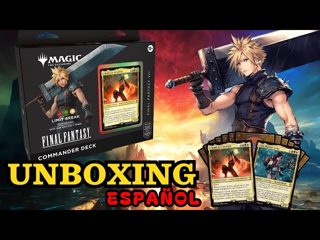 Vídeo relacionado con Mazo de Commander de Final Fantasy VII, de Magic: The Gathering | Límite (Versión en Inglés)